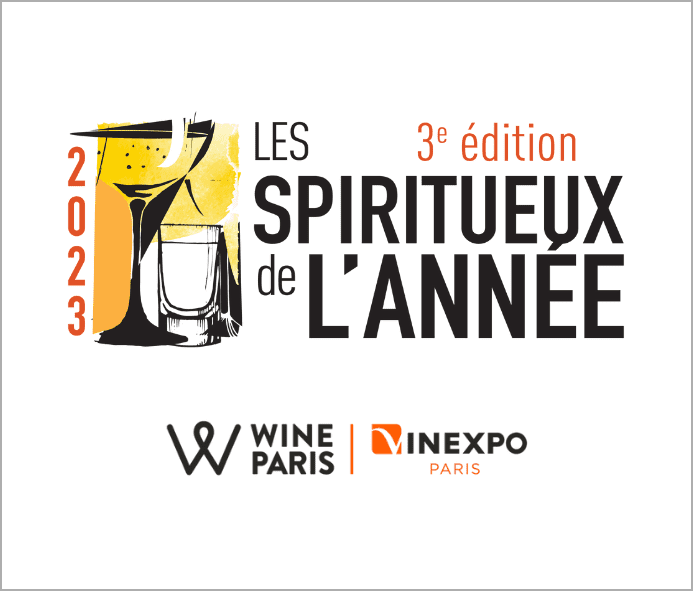 Logo Spiritueux de l'Année 2023 et Wine Paris - Vinexpo Paris